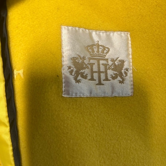 Tommy Hilfiger Yellow Double-Breasted Women's Coat - Picture 3 of 8